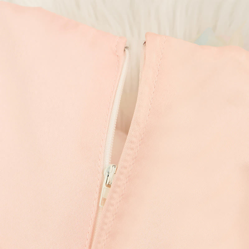 Mesh Sleeveless Mid-long Dresses - image 8