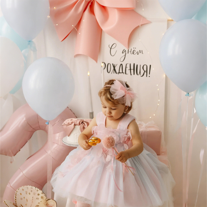 Mesh Rosette Sleeveless Midi Dresses - image 7