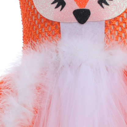 Mesh Animal Split Joint Sleeveless Midi Dresses - image 5