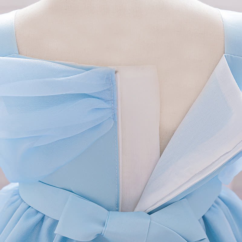 Organza & Satin  Rosette  Maxi Dresses - image 5