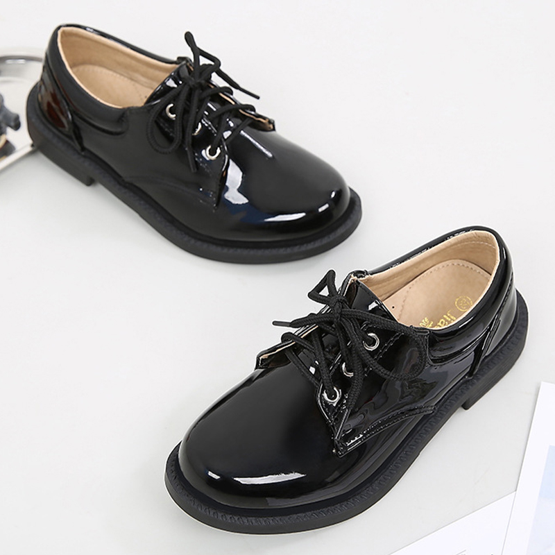 Solid Hook And Loop Round Toe Dress Shoes - image 12