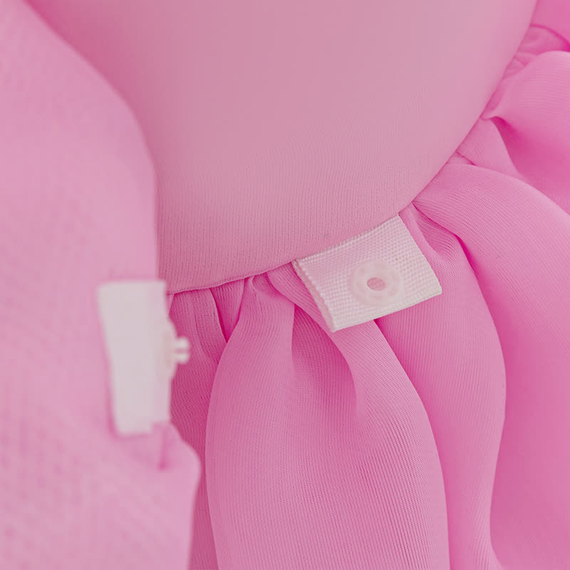 Organza Bow Rosette Maxi Dresses - image 16