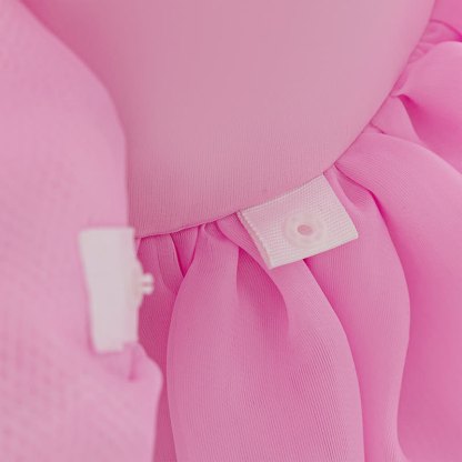 Organza Bow Rosette Maxi Dresses - image 16