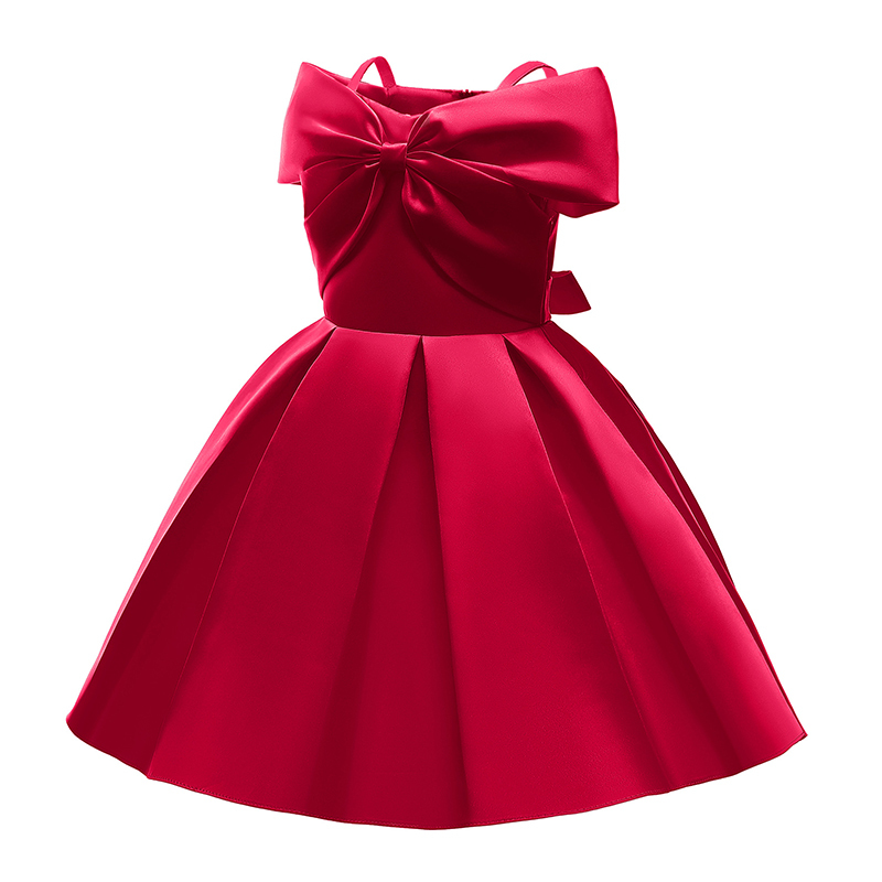 Satin Bow Cap Sleeve Midi Dresses - image 14