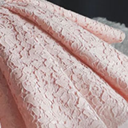 Chemical Fiber Blend Lace Bow Sleeveless Mid-long Dresses - image 8