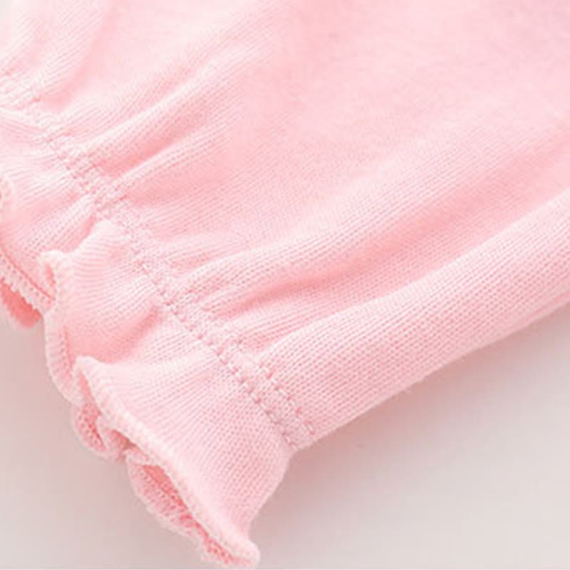 Cotton Lace Folds Long Sleeve Regular Bodysuit - image 8