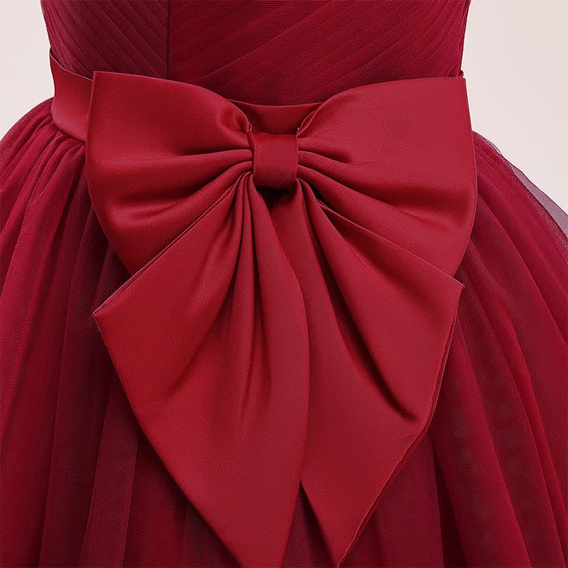 Mesh Bow Sequins Sleeveless Maxi Dresses - image 19