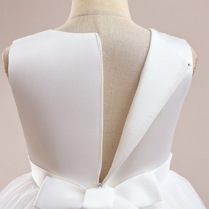 Mesh Bow Sequins Sleeveless Maxi Dresses - image 26