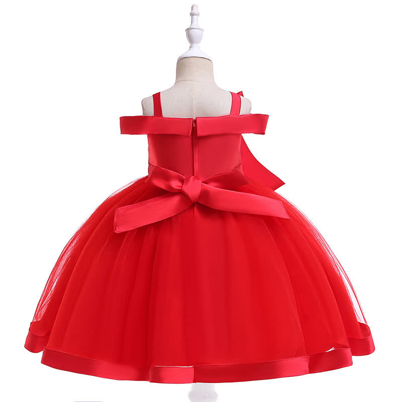 Mesh Bow Pearl Floral-embroidered Sleeveless Maxi Dresses - image 19