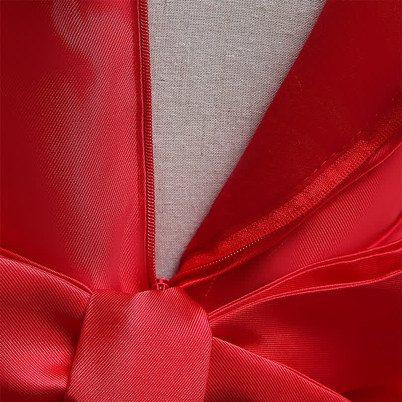 Mesh Bow Pearl Floral-embroidered Sleeveless Maxi Dresses - image 22