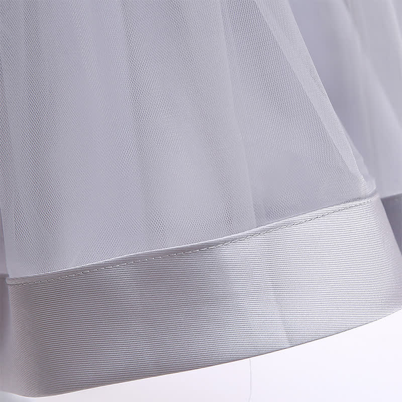 Mesh Bow Pearl Floral-embroidered Sleeveless Maxi Dresses - image 39