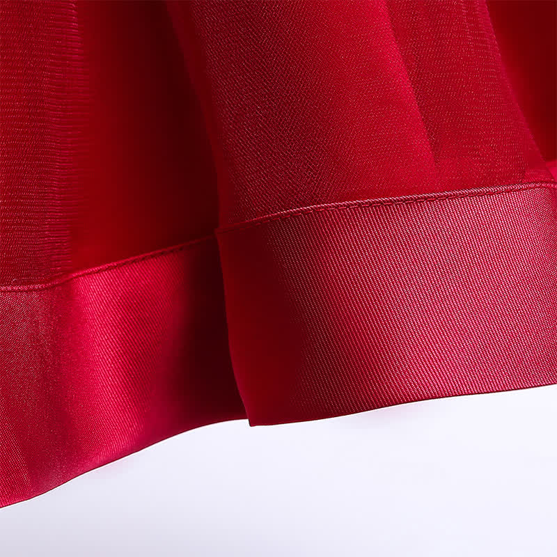 Mesh Bow Pearl Floral-embroidered Sleeveless Maxi Dresses - image 65