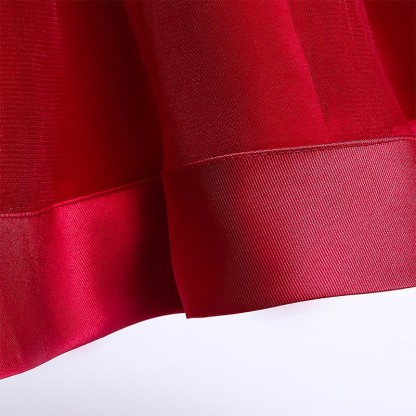 Mesh Bow Pearl Floral-embroidered Sleeveless Maxi Dresses - image 65