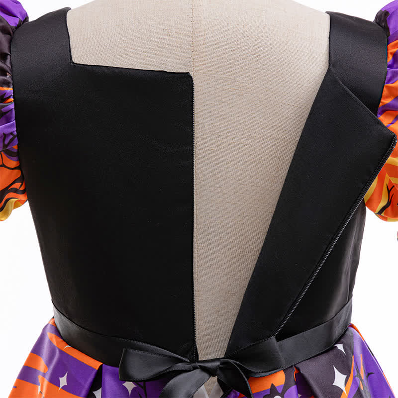 Satin Bow Short Sleeve Mid-long Dresses - image 6