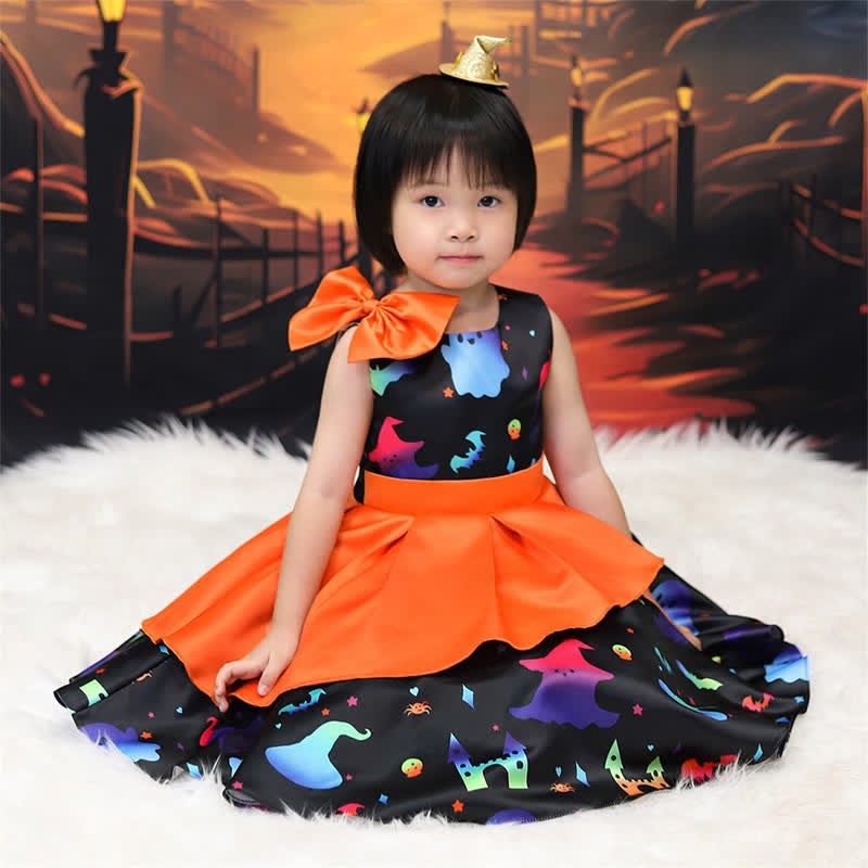 Satin Bow Pleated Sleeveless Mid-long Dresses - image 8