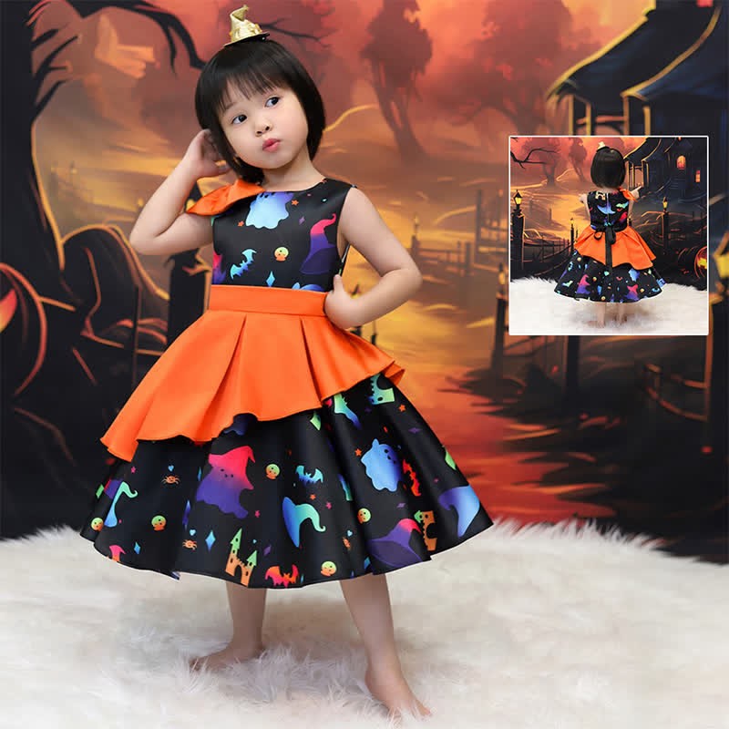 Satin Bow Pleated Sleeveless Mid-long Dresses - image 9