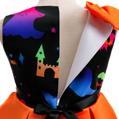 Satin Bow Pleated Sleeveless Mid-long Dresses - image 6