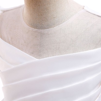 Satin Split Joint Short Sleeve Maxi Dresses - image 21