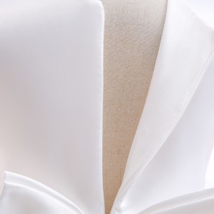 Satin Split Joint Short Sleeve Maxi Dresses - image 23