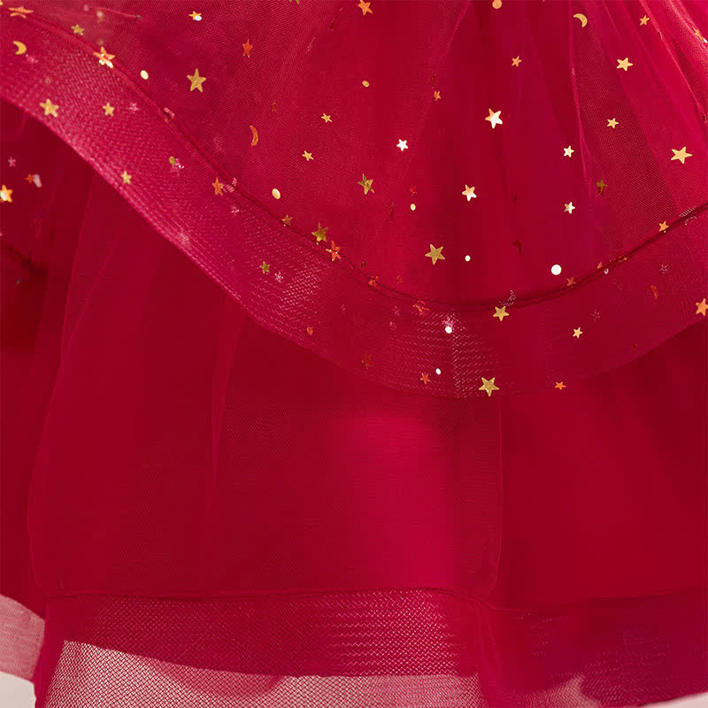 Sequins & Mesh Bow Sequins Sleeveless Maxi Dresses - image 47