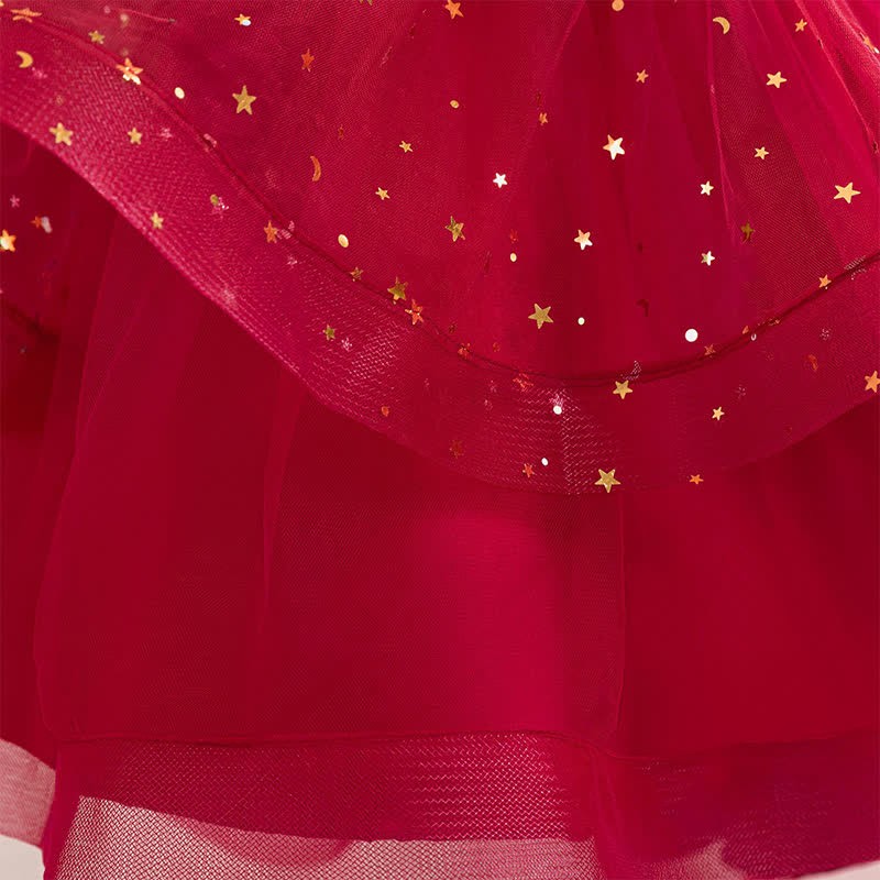 Sequins & Mesh Bow Sequins Sleeveless Maxi Dresses - image 47