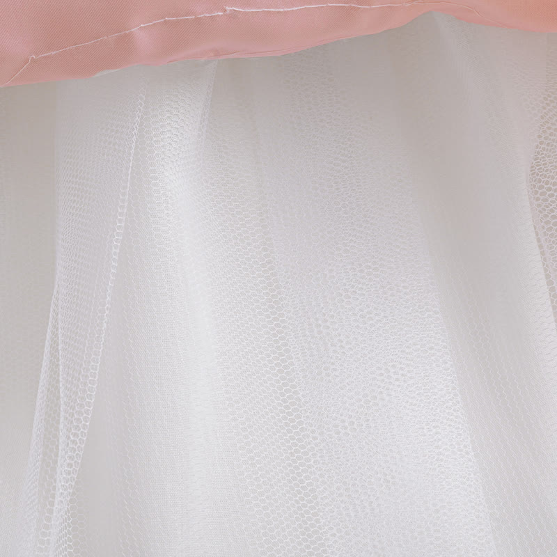 Sequins & Organza Bow Rosette Sleeveless Mid-long Dresses - image 24