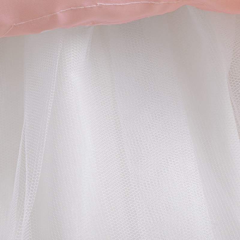 Sequins & Organza Bow Rosette Sleeveless Mid-long Dresses - image 24