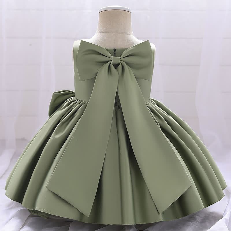 Satin Bow Sleeveless Maxi Dresses - image 18