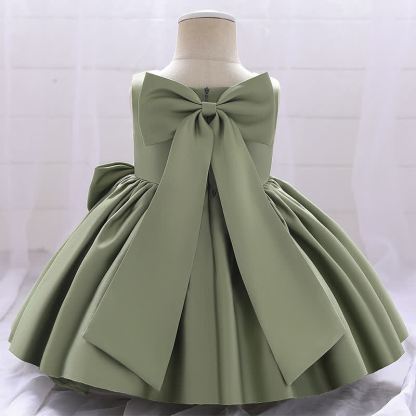 Satin Bow Sleeveless Maxi Dresses - image 18