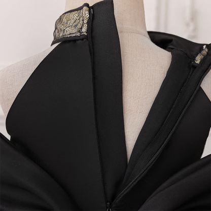 Mesh Bow Sequins Sleeveless Maxi Dresses - image 23