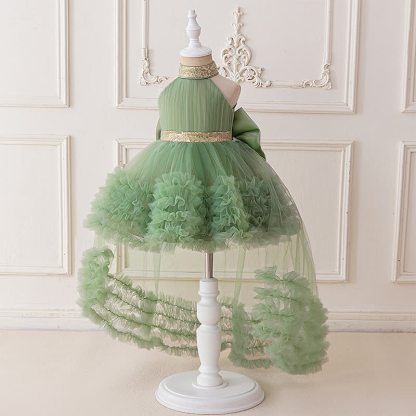 Mesh Bow Sequins Sleeveless Maxi Dresses - image 30