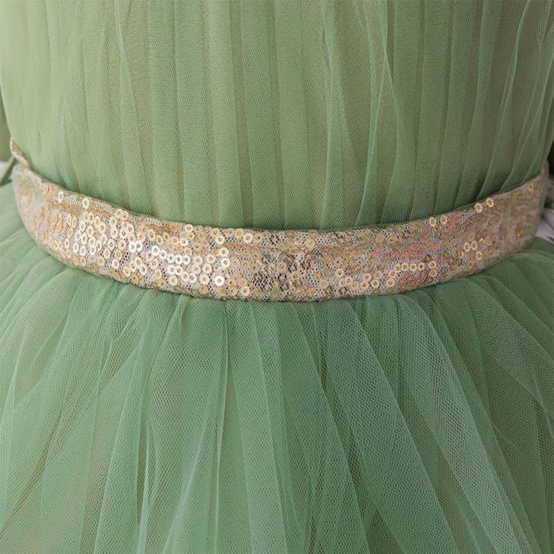 Mesh Bow Sequins Sleeveless Maxi Dresses - image 34