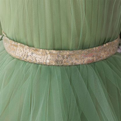 Mesh Bow Sequins Sleeveless Maxi Dresses - image 34