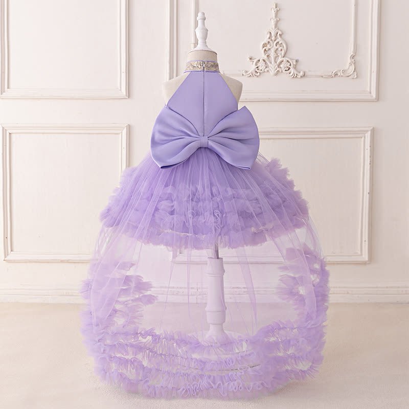 Mesh Bow Sequins Sleeveless Maxi Dresses - image 41