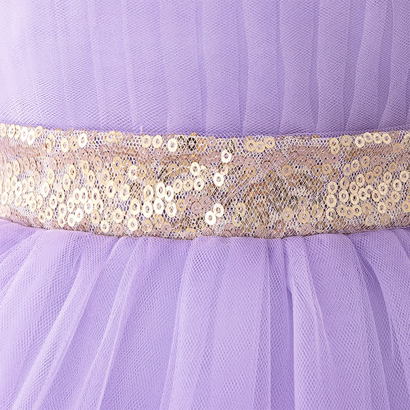 Mesh Bow Sequins Sleeveless Maxi Dresses - image 44