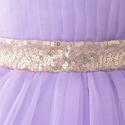 Mesh Bow Sequins Sleeveless Maxi Dresses - image 44