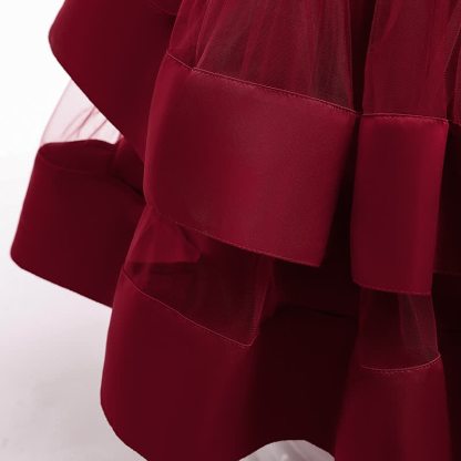 Satin & Mesh Bow Sleeveless Maxi Dresses  - image 28