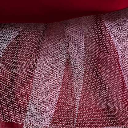 Satin & Mesh Bow Sleeveless Maxi Dresses  - image 29