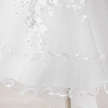 Mesh Bow Floral-embroidered Sleeveless Maxi Dresses - image 16