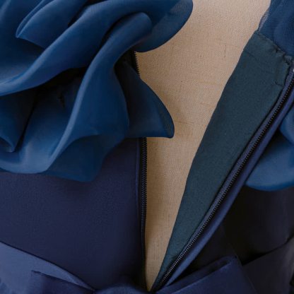 Mesh Bow Floral-embroidered Sleeveless Maxi Dresses - image 22