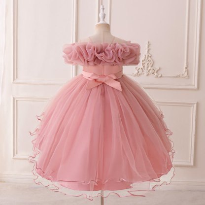 Mesh Bow Floral-embroidered Sleeveless Maxi Dresses - image 28