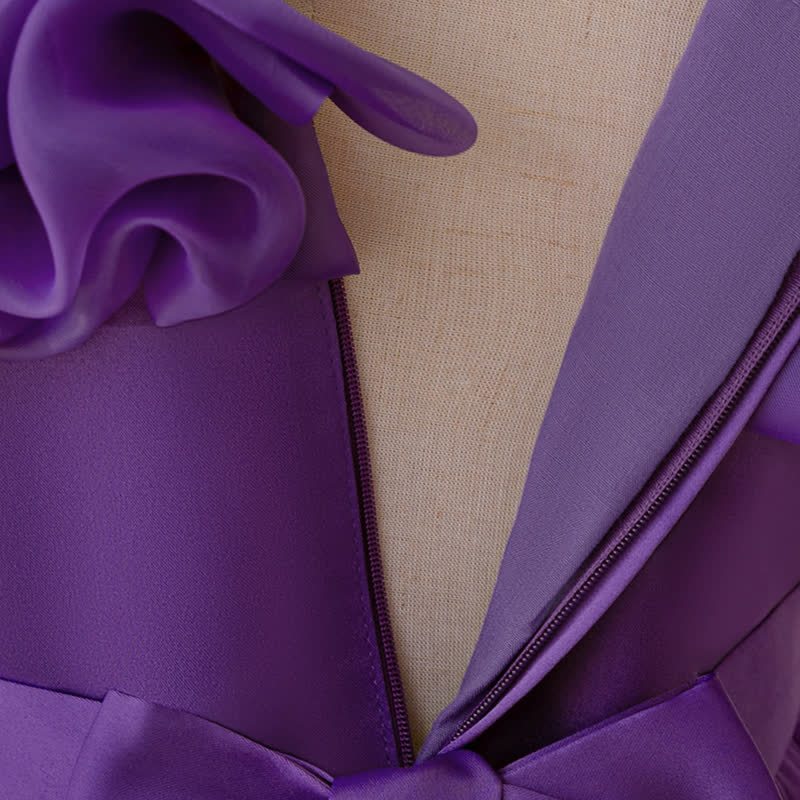 Mesh Bow Floral-embroidered Sleeveless Maxi Dresses - image 38