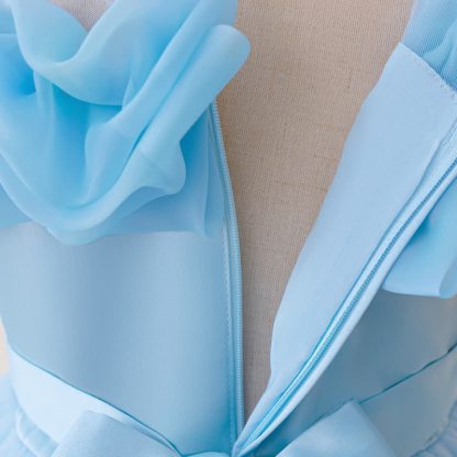 Mesh Bow Floral-embroidered Sleeveless Maxi Dresses - image 46