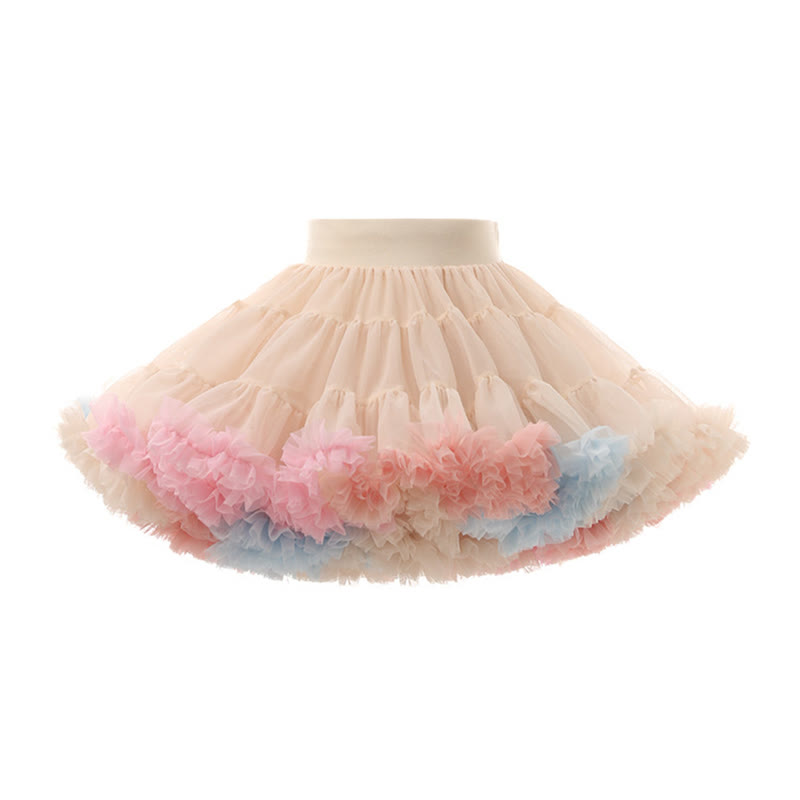Mesh Ballet Shorts Skirts - Ice Cream - 7Y - image 3