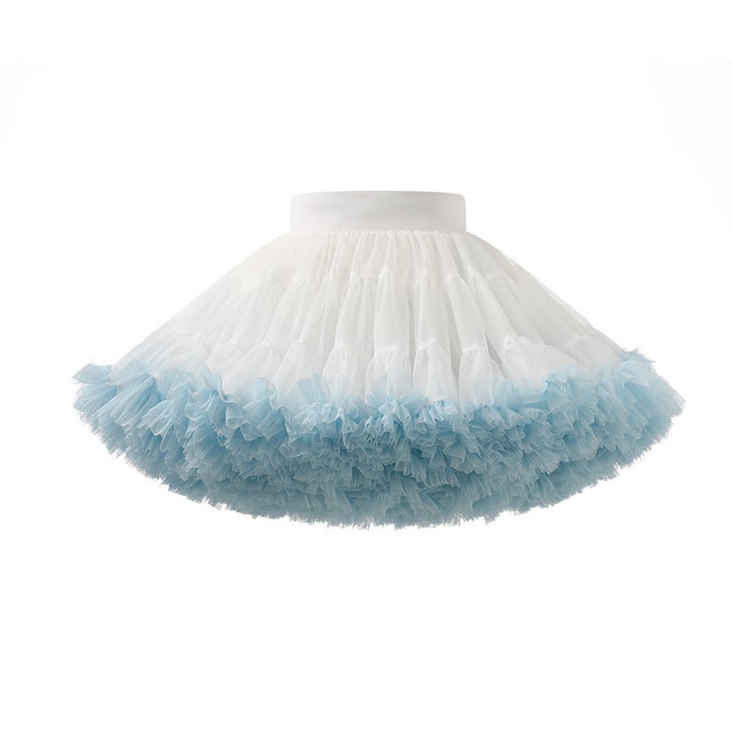 Mesh Ballet Shorts Skirts - Icy Blue - 7Y - image 5