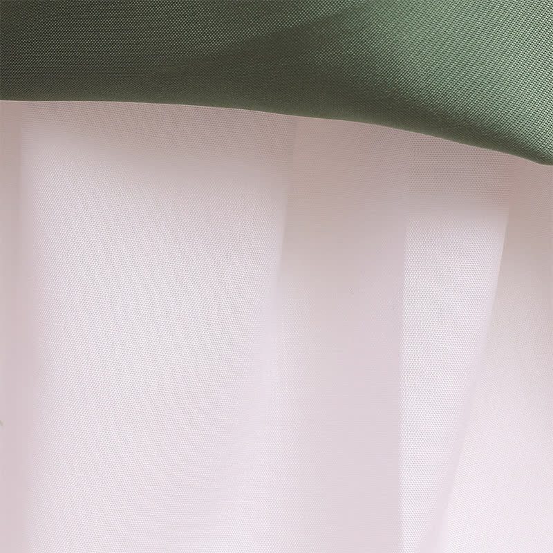 Mesh Bow Sleeveless Mid-long Dresses - image 22