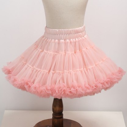 Mesh Ballet Shorts Skirts - Gradient Pink - 6Y - image 5