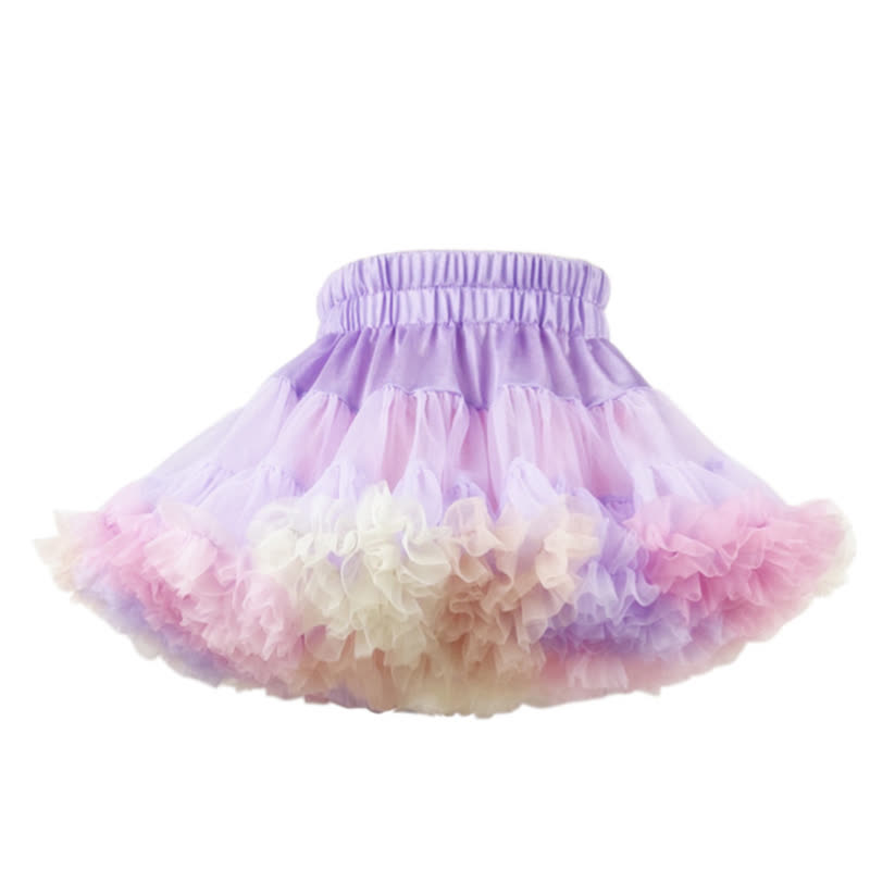 Mesh Ballet Shorts Skirts - Violet Purple - 6Y - image 8