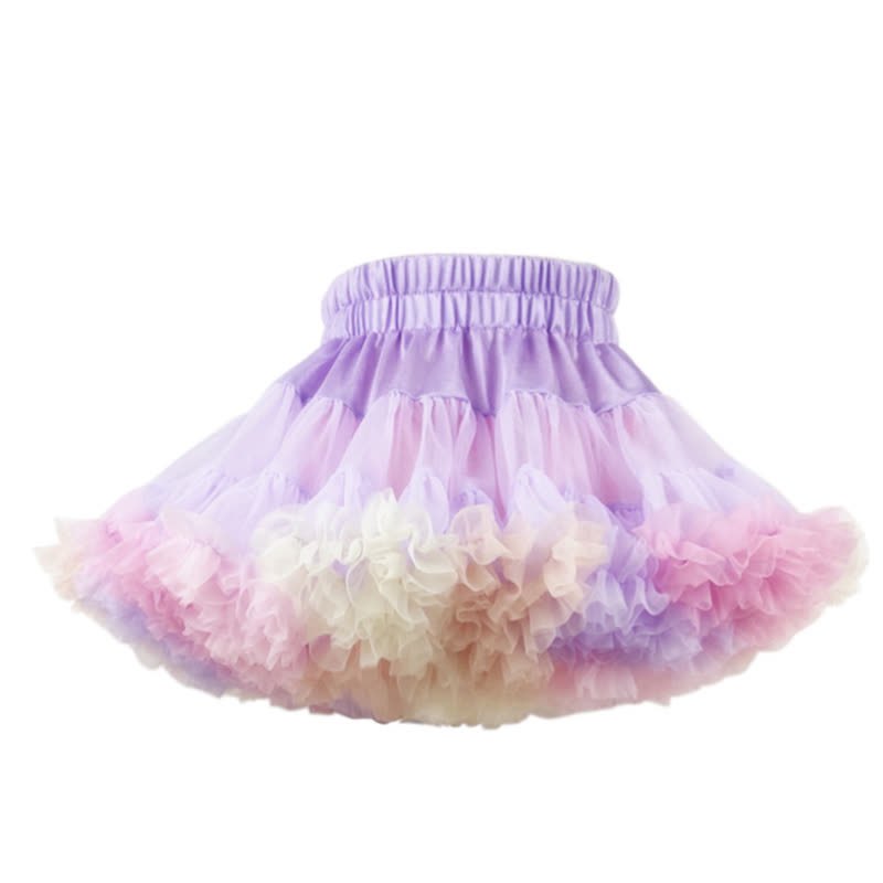 Mesh Ballet Shorts Skirts - Violet Purple - 6Y - image 8