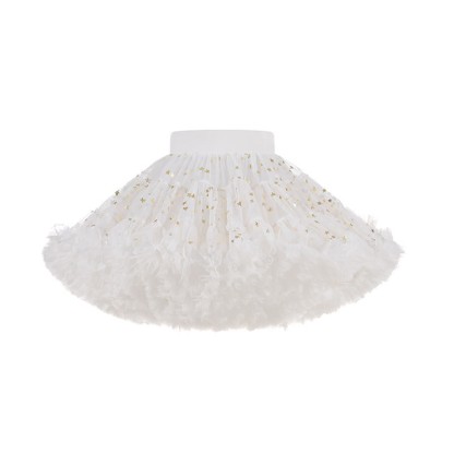Mesh Ballet Shorts Skirts - White - 7Y - image 2